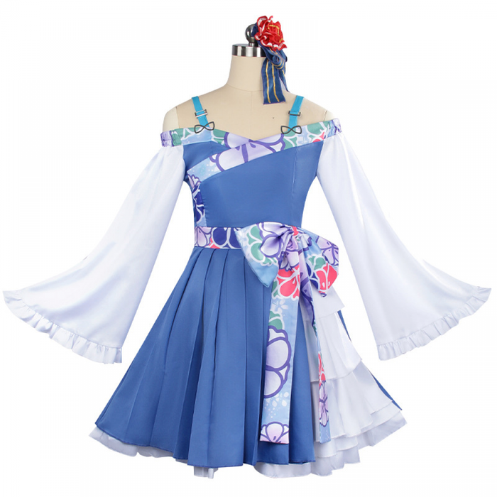 A Salad Bowl of Eccentrics Sara Da Odin Cosplay Costume Women Halloween Lolita Kimono Dress