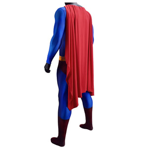 DC Film JLA Superman Man of Steel Clark Kent Jumpsuit Cosplay Costume