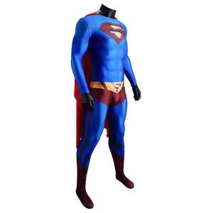 DC Film JLA Superman Man of Steel Clark Kent Jumpsuit Cosplay Costume