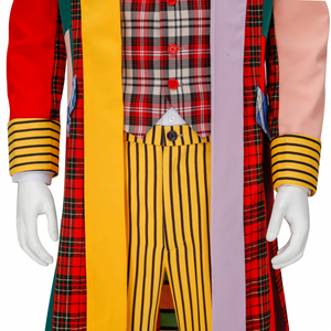 TV Series Magical Dr. 6th The Doctor Cosplay Costume Men Suit Striped Set Halloween Clothing