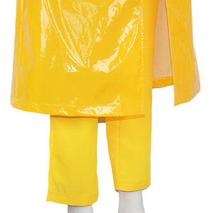 The Fall Guy Colt Seavers Cosplay Costumes Yellow Leather Suit Set Halloween Clothing