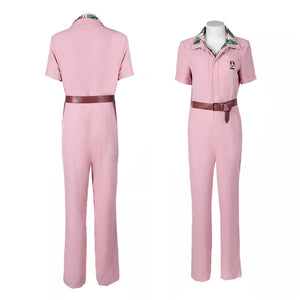 The Fall Guy Jody Moreno Cosplay Costume Pink Jumpsuit Printing Set Halloween Clothing