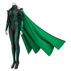 Thor 3 Ragnarok Trailer Hela Cosplay Costume Women Jumpsuit Halloween Uniform