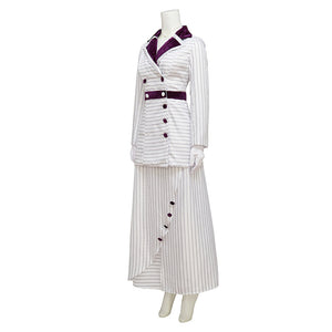 Titanic Ruth Cosplay Costume French Socialite Dress Set Afternoon Tea Party Outfit