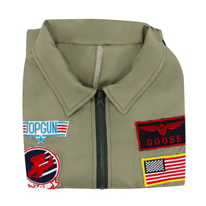 Top Gun Maverick Stewardess Cosplay Costume Pilot Flight Attendant Uniform Jumpsuit