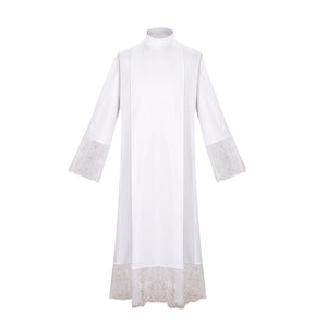 White Priest Robe Medieval Cospaly Costume Mission of the Church Father Sings Costume