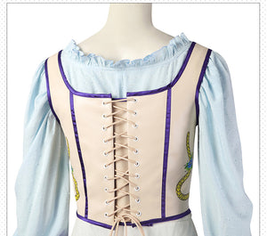 The Hunger Games Lucy Gray Baird Cosplay Costume Ballad Rainbow Dress Cake Skirt Corset Vest Suit