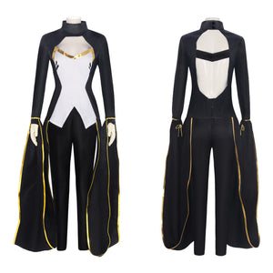 X-Men Storm Cosplay Costume Black Tight Fitting Combat Suit Halloween Clothing