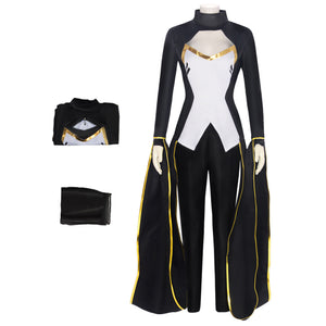 X-Men Storm Cosplay Costume Black Tight Fitting Combat Suit Halloween Clothing