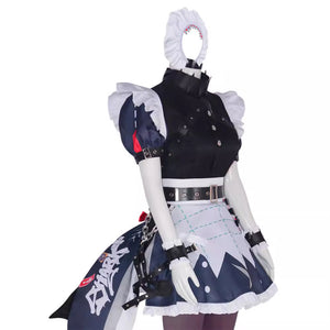 Zenless Zone Zero Ellen Joe Cosplay Costume Maid Girl Shark Clothing Halloween Set