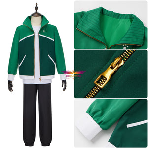 Zom 100 Akira Tendou Cosplay Costume Suit Jacket Coat Shirt Pants Halloween Carnival Outfit