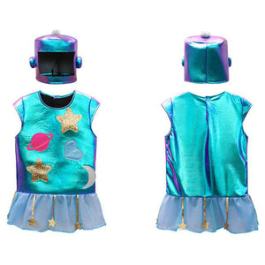 Alien ET Dress Cosplay Costume Children Party Outfit Stage Performance Clothing