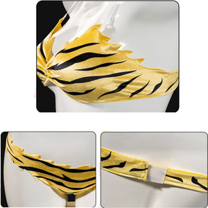 Anime Urusei Yatsura Ram Swimsuit Cosplay Costume Sexy Bikini Tiger Pattern Swimwear Outfit