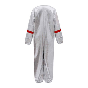 Sports Games Children Silver Space Suit Pilot Cosplay Costumes Stage Performance Clothing