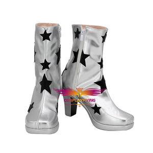 2019 Movie Rocketman Elton John Cosplay Shoes Boots Custom Made for Adult Men and Women Halloween Carnival