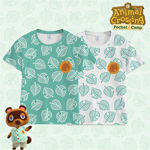 Animal Crossing: New Horizons Timmy/Tommy Tom Nook Cosplay Costume Kids/Adult Summer T-Shirt