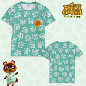 Animal Crossing: New Horizons Timmy/Tommy Tom Nook Cosplay Costume Kids/Adult Summer T-Shirt