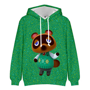 Animal Crossing: New Horizons Tom Nook Timmy/Tommy 3D Printed Hoodie Cosplay Costume