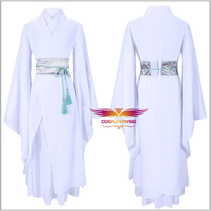 Anime Heaven Official's Blessing Xie Lian White Hanfu Kimono Robe Cosplay Costume Version B