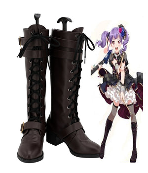 Anime BanG Dream! 7th-LIVE Roselia Cosplay Shoes Boots Custom Made for Adult Men and Women Halloween Carnival