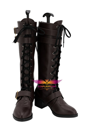 Anime BanG Dream! 7th-LIVE Roselia Cosplay Shoes Boots Custom Made for Adult Men and Women Halloween Carnival
