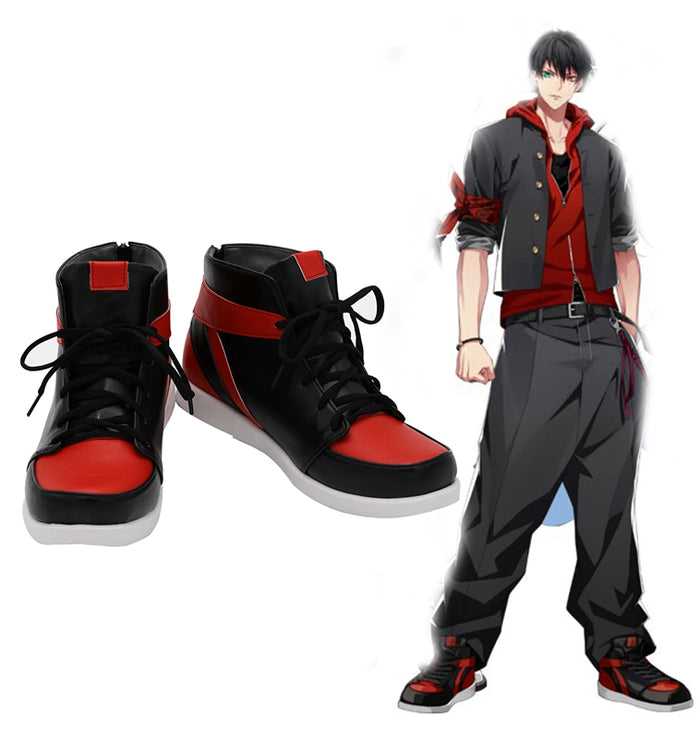 Anime DRB Division Rap Battle Yamada Ichiro Cosplay Shoes Boots Custom Made for Adult Men and Women Halloween Carnival