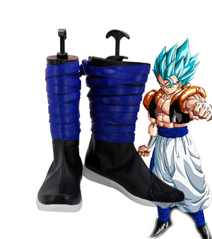Anime Dragon Ball Gogeta Cosplay Shoes Boots Custom Made for Adult Men and Women Halloween Carnival