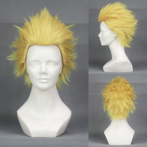 Anime Fate/Stay Night Zero Game FGO Archer Gilgamesh Golden Short Slicked Cosplay Wig Cosplay for Adult Women Halloween Carnival