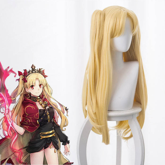 Anime Game Fate/Grand Order FGO Irkalla Ereshkigal Curly Light Blonde Cosplay Wig Cosplay for Adult Women Halloween Carnival