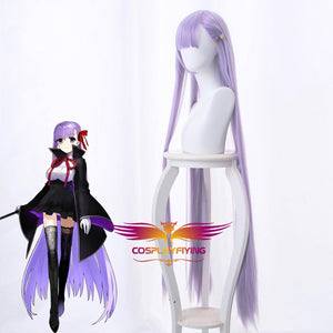 Anime Game Fate/Grand Order FGO Matou Sakura Light Purple Long Straight Cosplay Wig Cosplay for Adult Women Halloween Carnival