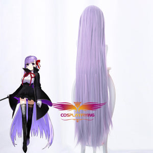Anime Game Fate/Grand Order FGO Matou Sakura Light Purple Long Straight Cosplay Wig Cosplay for Adult Women Halloween Carnival