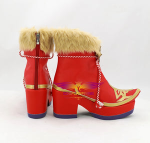Anime LoveLive Sunshine Takami Chika Sakurauchi Cosplay Shoes Boots Custom Made for Adult Men and Women Halloween Carnival