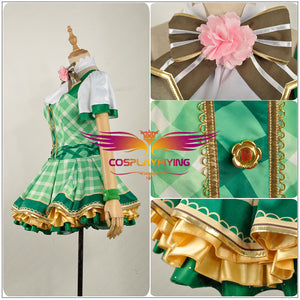 Anime Love Live Flowers Awakening Hanayo Koizumi Dress Bouquet Cosplay Costume