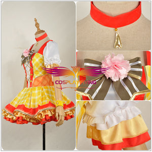 Anime Love Live Flowers Awakening Hoshizora Rin Dress Bouquet Cosplay Costume