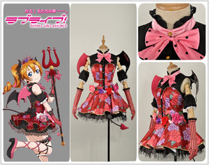 Anime Love Live! Kousaka Honoka Devil Demon Fancy Cosplay Costume for Halloween Carnival