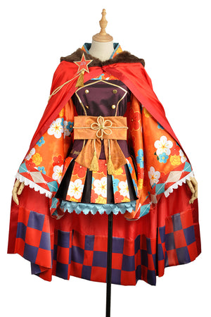 Love Live! Taisho Kimono Awakening Honoka Kousaka Cosplay Costume for Halloween