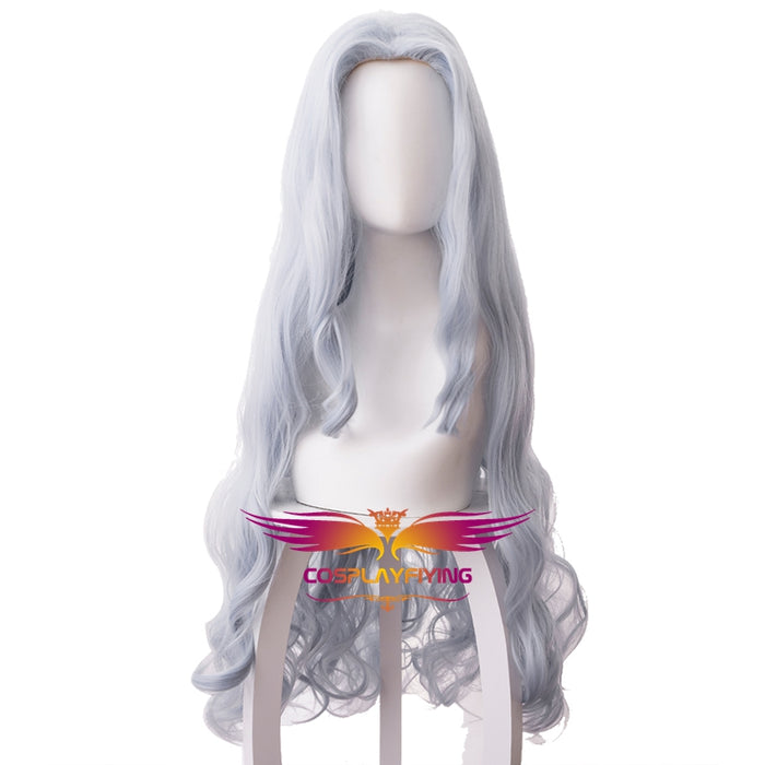 Anime My Hero Academia Baku No Hero Eri Chisaki Gray Blue Long Wavy Cosplay Wig Cosplay for Girls Adult Women Halloween Carnival Party