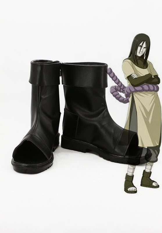 Anime NARUTO Orochimaru Cosplay Shoes Boots Custom Made for Adult Men and Women Halloween Carnival