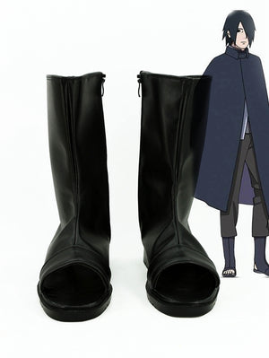 Anime NARUTO Uchiha Sasuke Cosplay Shoes Boots Custom Made for Adult Men and Women Halloween Carnival