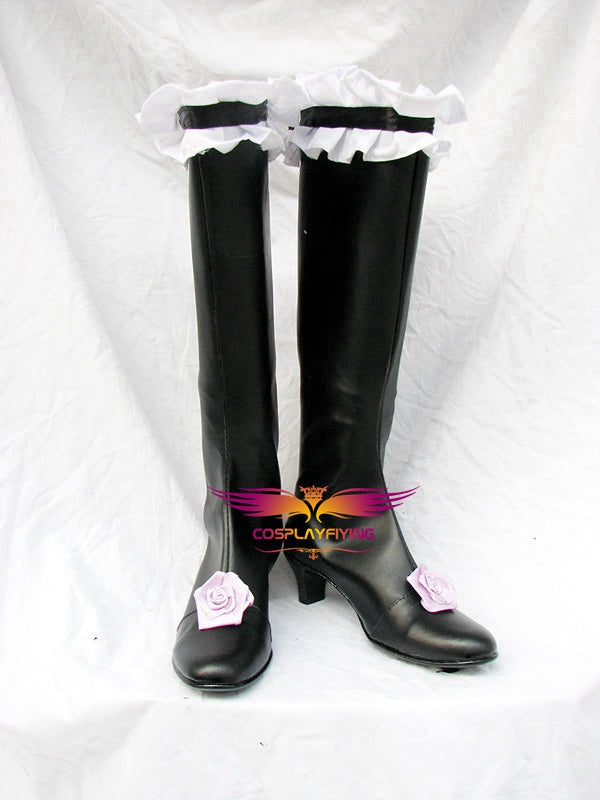 Anime Rozen Maiden Mercury Lamp Cosplay Shoes Boots Custom Made for Adult Men and Women Halloween Carnival