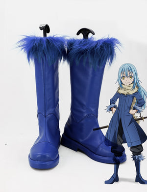 Anime That Time I Got Reincarnated as A Slime Rimuru Tempest Cosplay Shoes Boots Custom Made for Adult Men and Women Halloween Carnival