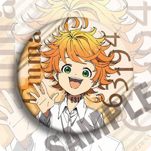 Anime The Promised Neverland 12 Types Badge Emblem Cosplay Props Accessories