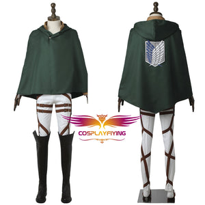 Attack on Titan Eren Yeager Shingeki no Kyojin Scout Legion Uniform Cosplay Costume for Halloween Carnival