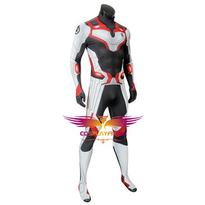 Marvel Movie Avengers 4: Endgame Realm Team Suit Male Jumpsuit for Carnival Halloween Luxurious Version