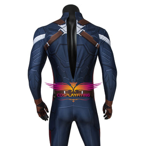 Avengers Captain America: The Winter Soldier Steve Rogers Jumpsuit for Carnival Halloween