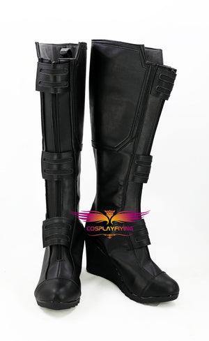Avengers: Infinity War Black Widow Natasha Romanoff Cosplay Shoes Boots Custom Made for Adult Men and Women