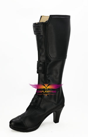 Avengers: Infinity War Black Widow Natasha Romanoff Cosplay Shoes Boots Custom Made for Adult Men and Women