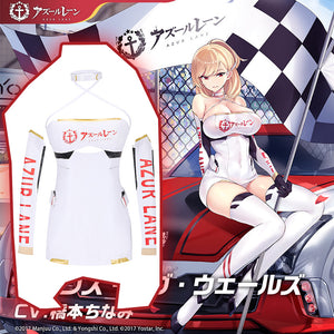Azur Lane HMS Prince of Wales POW Cosplay Costume Sexy Beach Suit Halloween Carnival