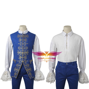 Disney Beauty and the Beast Prince Adam Cosplay Costume Adult Men Full Set for Halloween Carnival