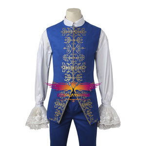 Disney Beauty and the Beast Prince Adam Cosplay Costume Adult Men Full Set for Halloween Carnival